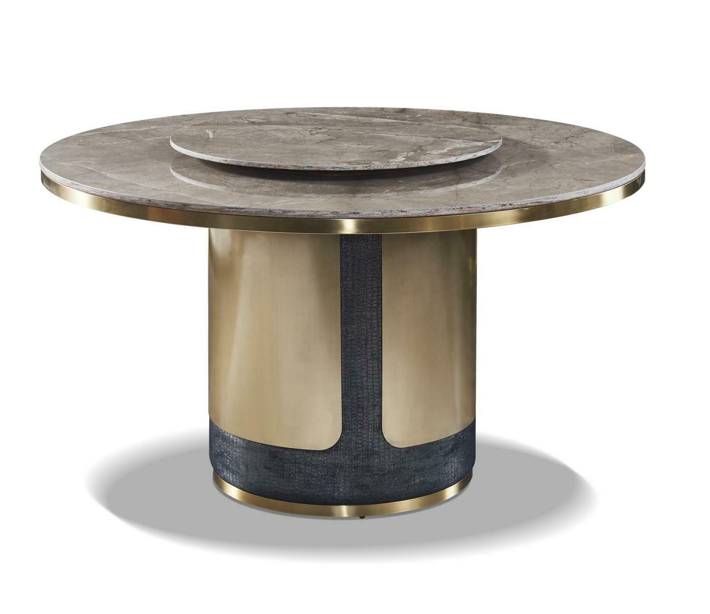 Design Holz Tisch Runder Esstisch Rund Ess Tische 135cm Luxus Klasse