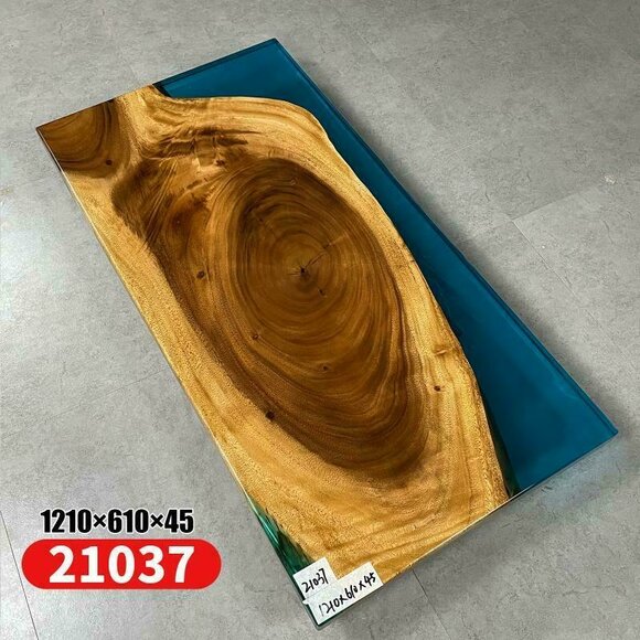 Couchtisch River Table Epoxidharz Massiv Tische 121x61 Flusstisch Echtes Holz