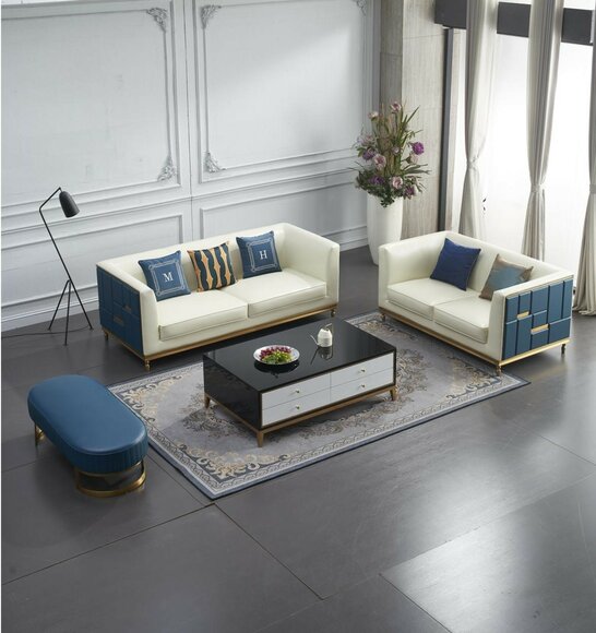 Sofagarnitur 3+2 Sitzer Klassische Garnitur Sitzgruppe Sofa Couchen Polster