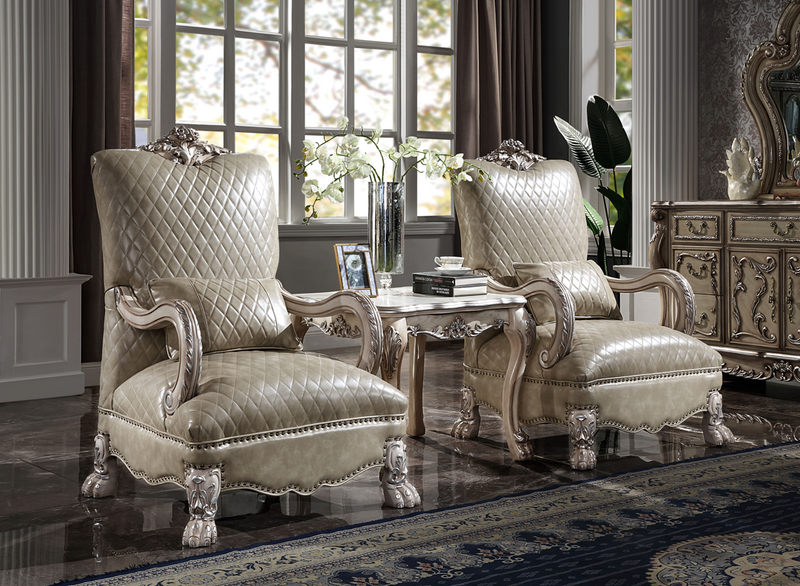 Sessel Hotel Polster Stühle Klassischer Einsitzer Holz Leder Wohnzimmer Barock