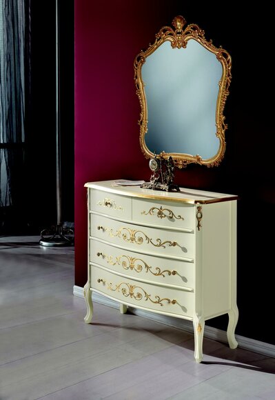 Möbel Holz Stil Barock Kommode Schränke Designer Luxus Italienische Möbel