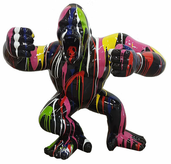 Designer Figur Statue Moderne Figuren Statuen Dekoration Deko Gorilla Garten Neu