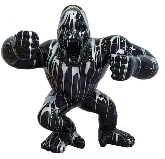 Designer Figur Statue Moderne Figuren Statuen Dekoration Deko Gorilla Garten neu