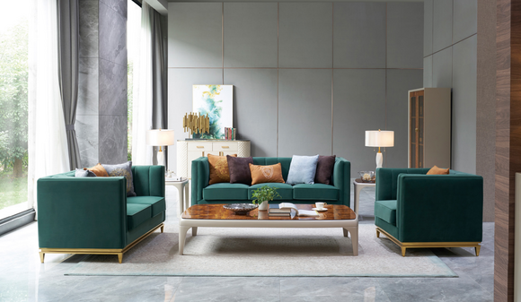 Sofagarnitur 3+2+1 Sitzer Set Design Sofas Polster Couchen Leder Relax