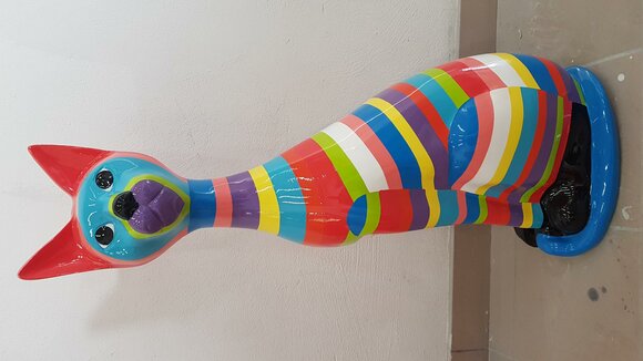 Designer Abstrakte Figur Moderne Figuren Dekoration Katze Skulpturen