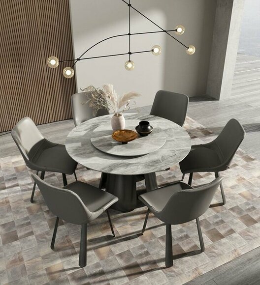 Esstisch Esszimmer Komplett Set 6x Stühle Set Ess Gruppe Holz Tisch