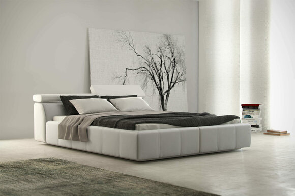 Bett Designer Polsterung Hotel Doppelbetten Multifunktion Betten 180 x 200 Neu