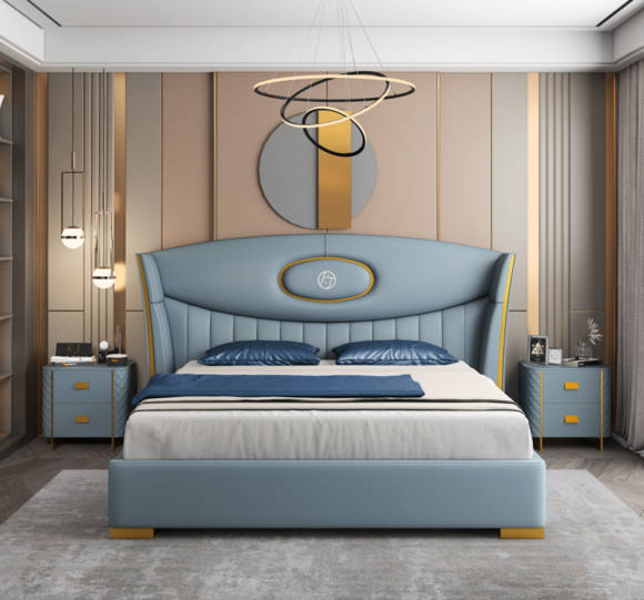 Italienische Designer Möbel Bett Doppel Schlazimmer 180x200cm Neu