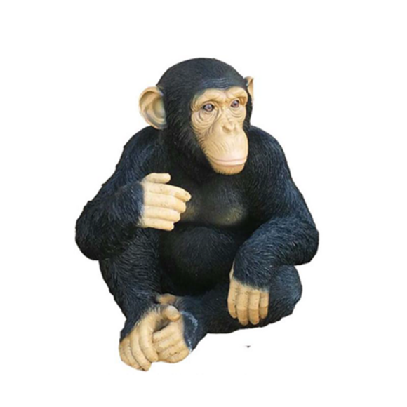 Garten Dekoration Zoo Affee Statue Figur Deko Statuen Skulptur Figuren