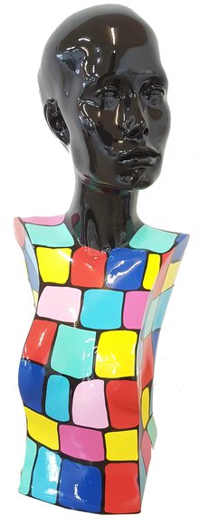 Design Figuren Skulpturen Moderne Frauen Büste Skulptur Deko Abstrakten Statuen