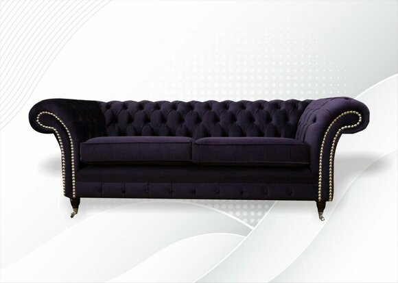Chesterfield 3 Sitzer Sofa Lila Moderne Sofas Couchen Neu Moderne Möbel