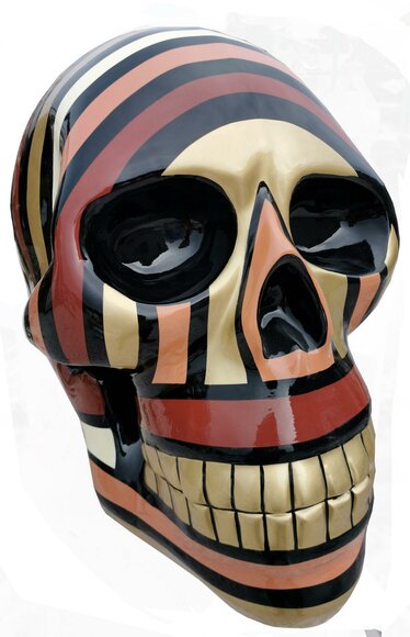 Toten Modern Abstrakte Design Kopf Schädel Skulptur Dekoration Skulptur Deko Neu