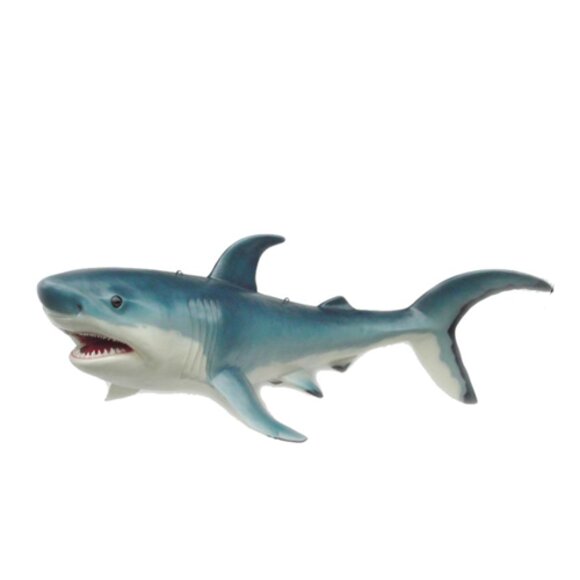 Fisch Skulptur Figuren Statuen Hai Meer Dekoration Deko Statue Plastik 150cm neu