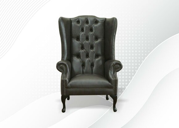Fernseh Chesterfield Sessel Couch 1 Sitzer Sofa Textil Stoff Couchen Polster Neu