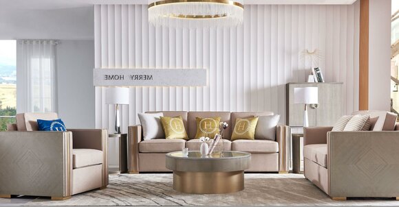Sofagarnitur Polster 311 Sitzer Set Design Sofas Couchen Textil Modern Garnitur