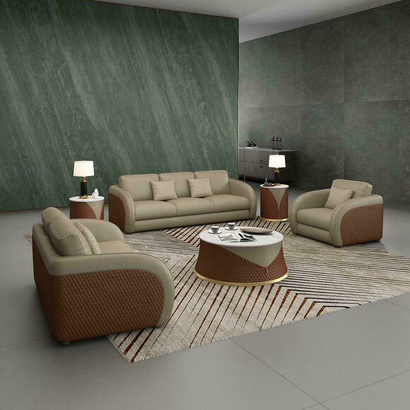 Sofagarnitur 3 2 1 Sitzer Set Design Sofa Polster Couchen Couch Modern