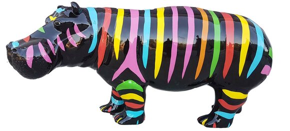 Designer Abstrakte Figur Moderne Figuren Dekoration Gute Nilpferd Neu