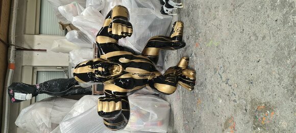Abstrakte Gartenfiguren Figur Statue Dekoration Statuen Skulpturen Gorilla