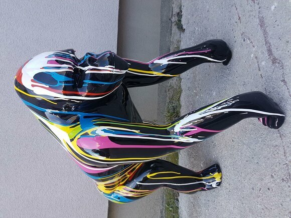 Skulpturen Figur Statue Statuen Dekoration Garten Deko Verzierung Abstrakt