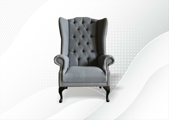 Sessel Lounge Design Fernseh Sofa Ohrensessel Polster Sitz Möbel Chesterfield