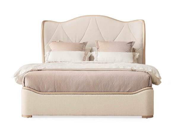 Bett Polster Design Luxus Doppel Hotel Betten Schlaf Zimmer Holz Neu