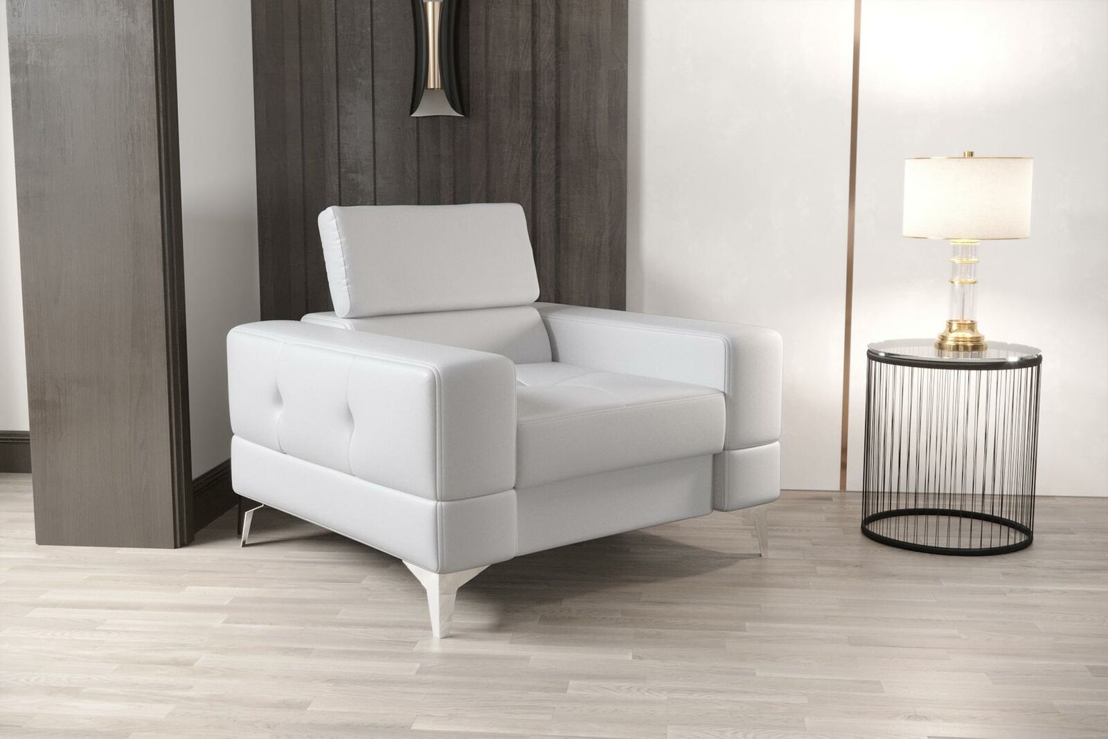 Modern Design Sessel Stoff Couch Sofa Polster Sofas Sessel Fernseh 1Sitzer Neu