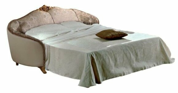 Sofa Schlafsofa Designer 3Sitzer Sofa mit Bettfunktion Couch Textil Sofa Polster