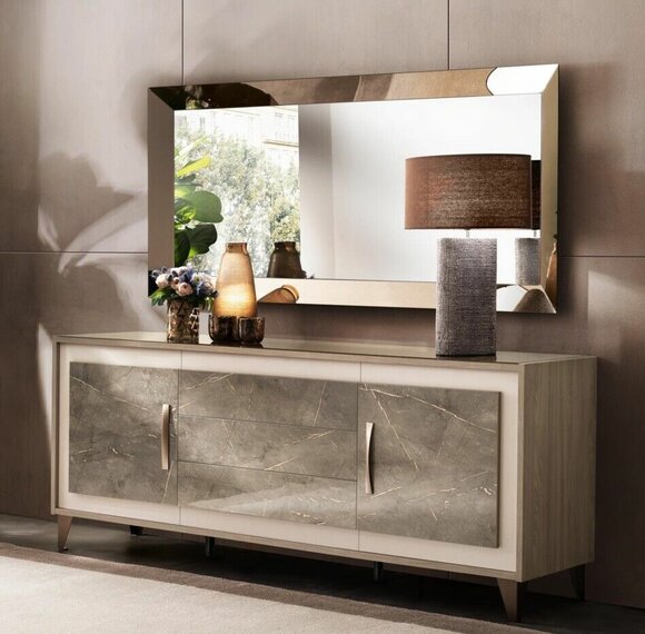 arredoclassic Kommode Anrichte Side Low Board Schrank Wohn Zimmer Regal Luxus