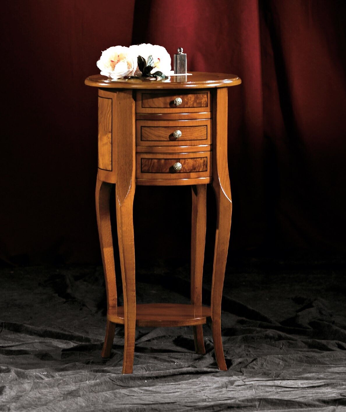Beistelltisch Couchtisch Oval Kommode Tische Konsole Design Holz Tisch Neu