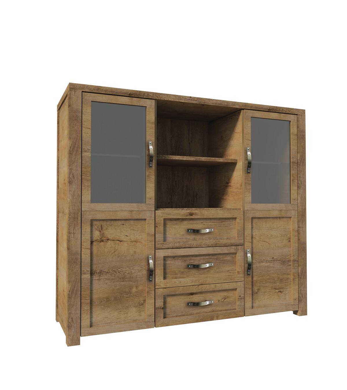 Anrichte Design Kommode Holz Schrank Möbel Vitrine Moderner Schrank Buffet Bar