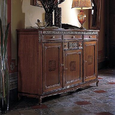 Kommode Wohnzimmer Kommode Schubladen Holz Sideboard Schrank Schränke Massiv