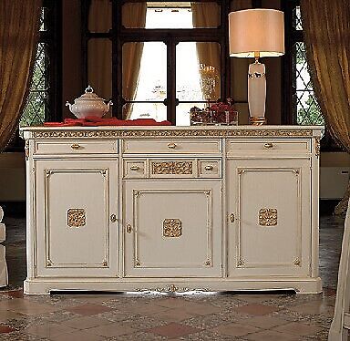 Kommode Anrichte Sideboard Weiß Sideboards Schrank Kommoden Möbel Massiv Holz