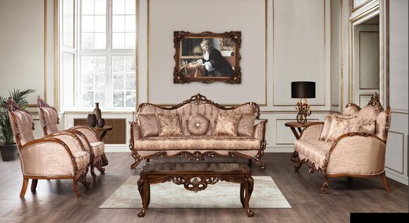 Sofagarnitur 3+3+1+1 Sitzer Couchtisch Garnitur Sofa Sessel Sofas Neu Set 5tlg