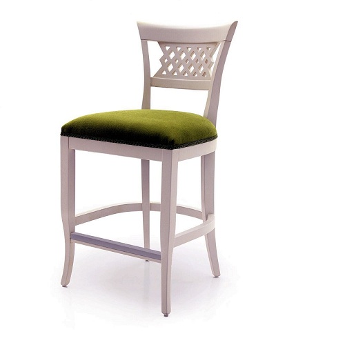 Design Barstühle Bar Hocker Tresen Stühle Samt Barhocker Barstuhl 1x Stoff