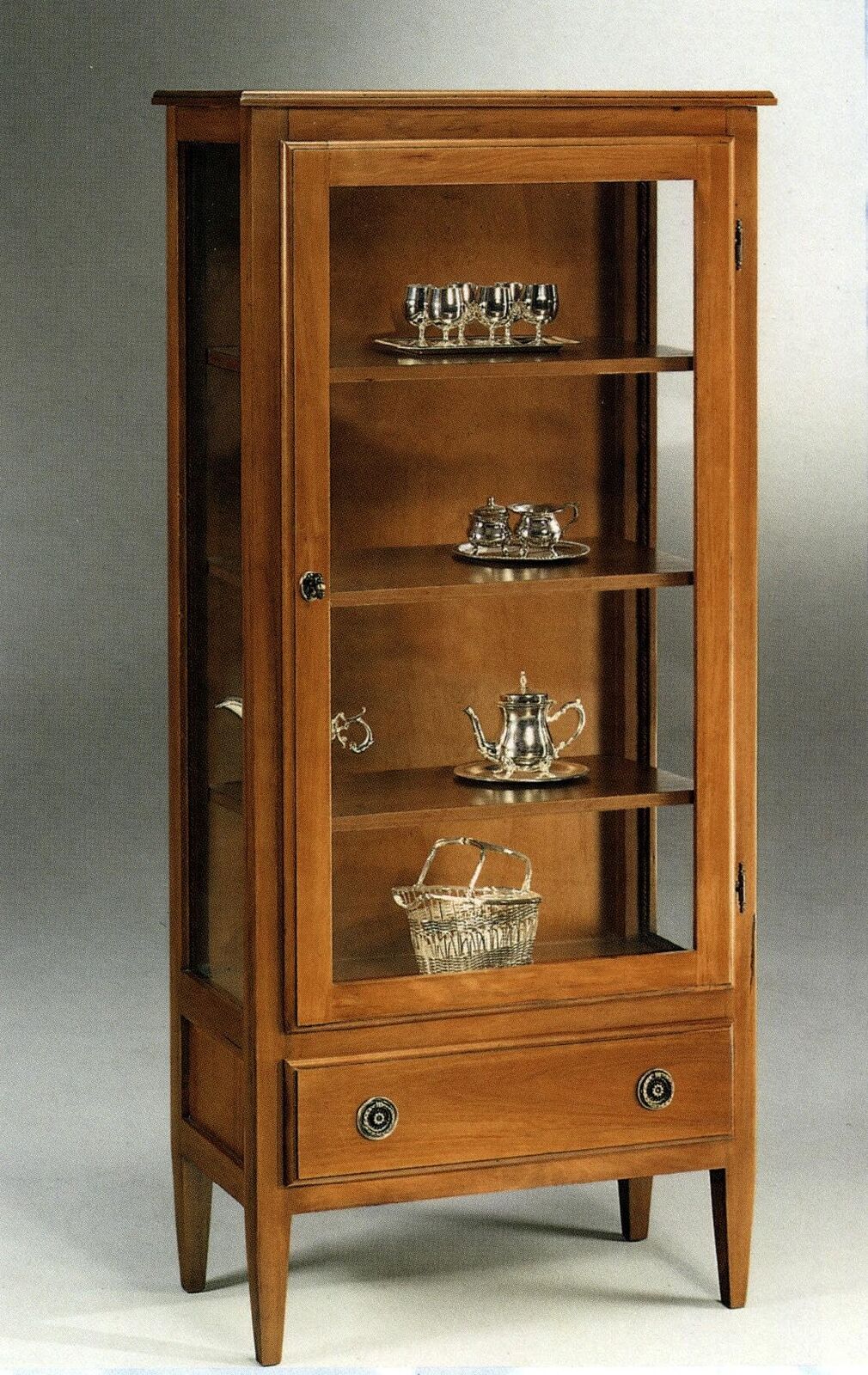 Vitrine Anrichte Schrank Regal Modern Stil Wohnzimmer Glasschrank Vitrinen Neu