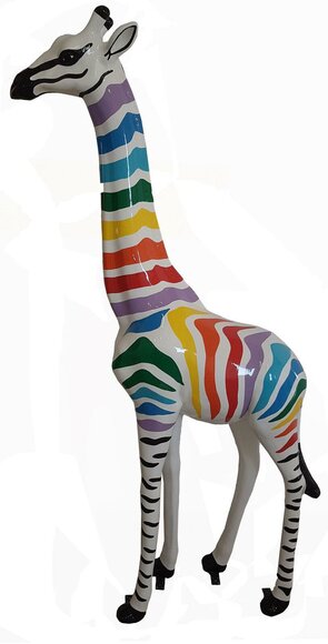 Design Figur Statue Moderne Figuren Statuen Dekoration Deko Giraffe Garten Neu