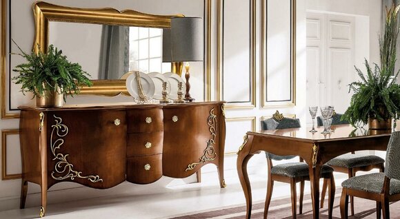 Möbel Kommode Sideboard Schrank Klassische neu Kommoden Holz Schränke Anrichte