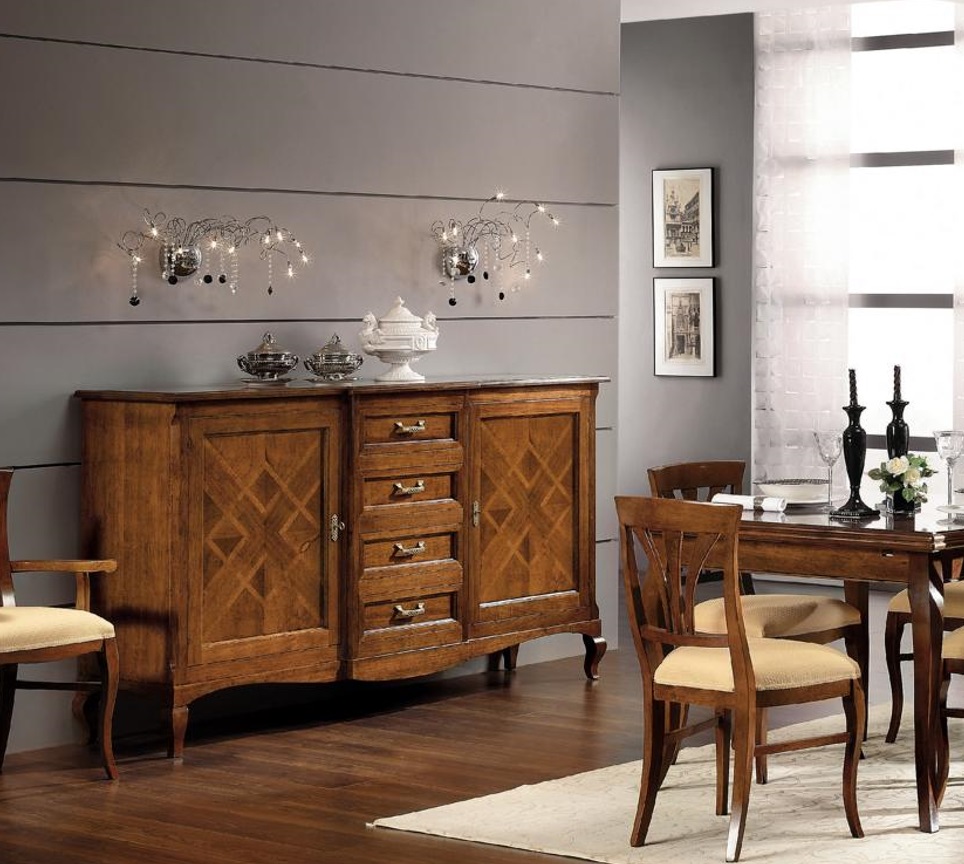 Buffet Kommode Sideboard Anrichte Schublade Vitrine Wohnzimmer