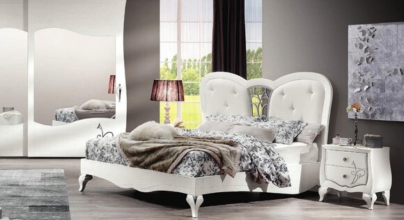Bett Polster Design Luxus Doppel Hotel Betten
