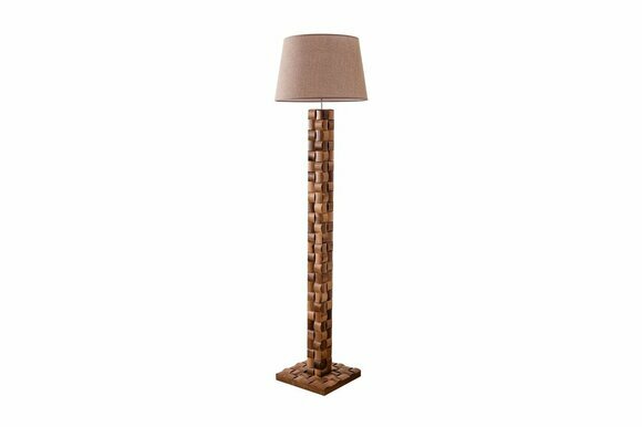 Stehleuchte Stehlampe Stand Steh Leuchten Lampen Lampe Braun Möbel Leuchte Neu