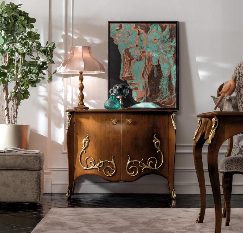 Kommoden Holz Schränke Anrichte Luxus Möbel Kommode Sideboard Italien
