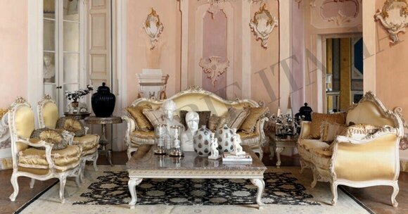 Design Sofas Sofa Garnitur Gruppe Modern Luxus elegant Sitzgarnitur 3+2+1 Sitzer