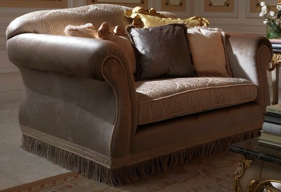 Design Zweisitzer Möbel 2 Sitzer Sofa Couch Polster Italienische Möbel Neu