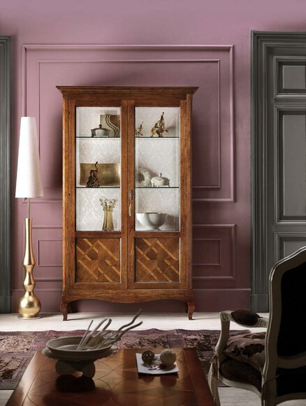Wohnzimmer Vitrine Glasschrank Esszimmer Dienerschränke Holzschränke