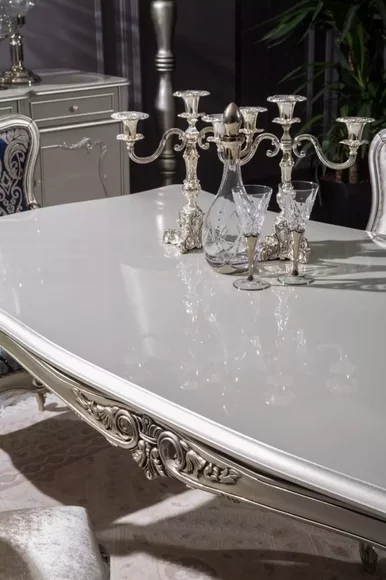 Tisch Luxus Esszimmertisch Esszimmer Holztisch Tische Art déco Möbel