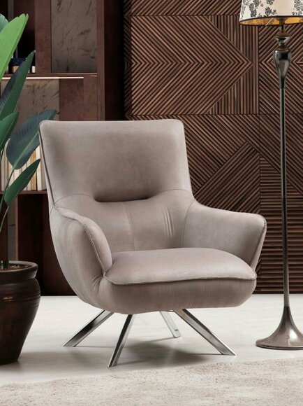 Sessel Ohrensessel Luxus 1 Sitzer Einsitzer Polster Sitz Designer Sitz Modern