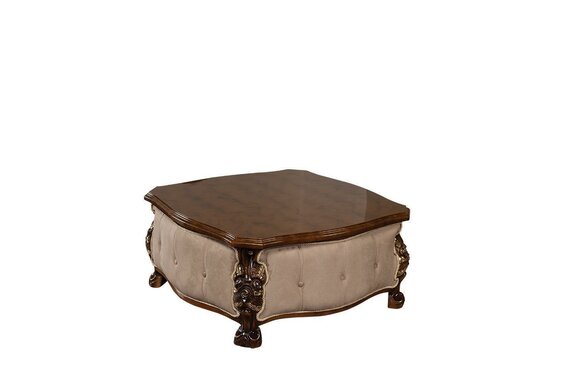 Holz Couchtisch Klassische Wohnzimmer Tische Möbel Braun Quadratisch