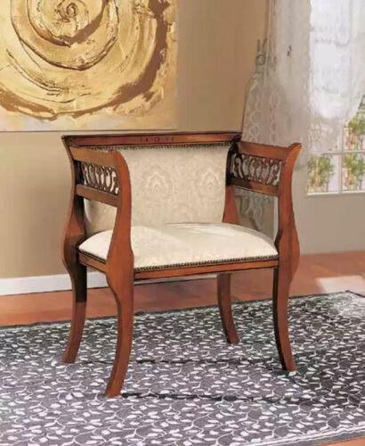 Sessel Designer Luxus Sitz Polster Stoff Polstersessel Wohnzimmer Neu
