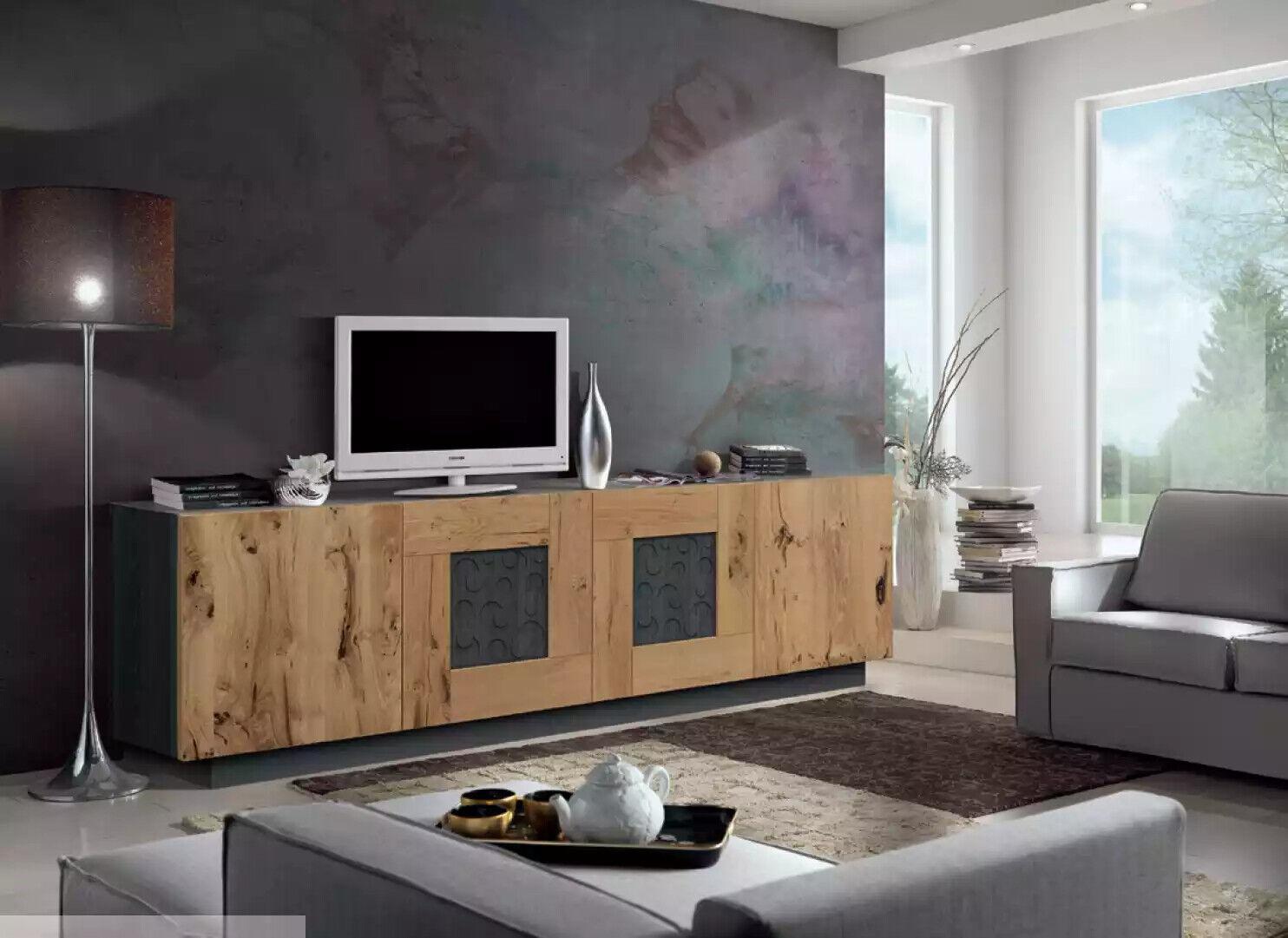 Sideboard Wohnzimmer Stil Modern Highboard Design Luxus neu Braun