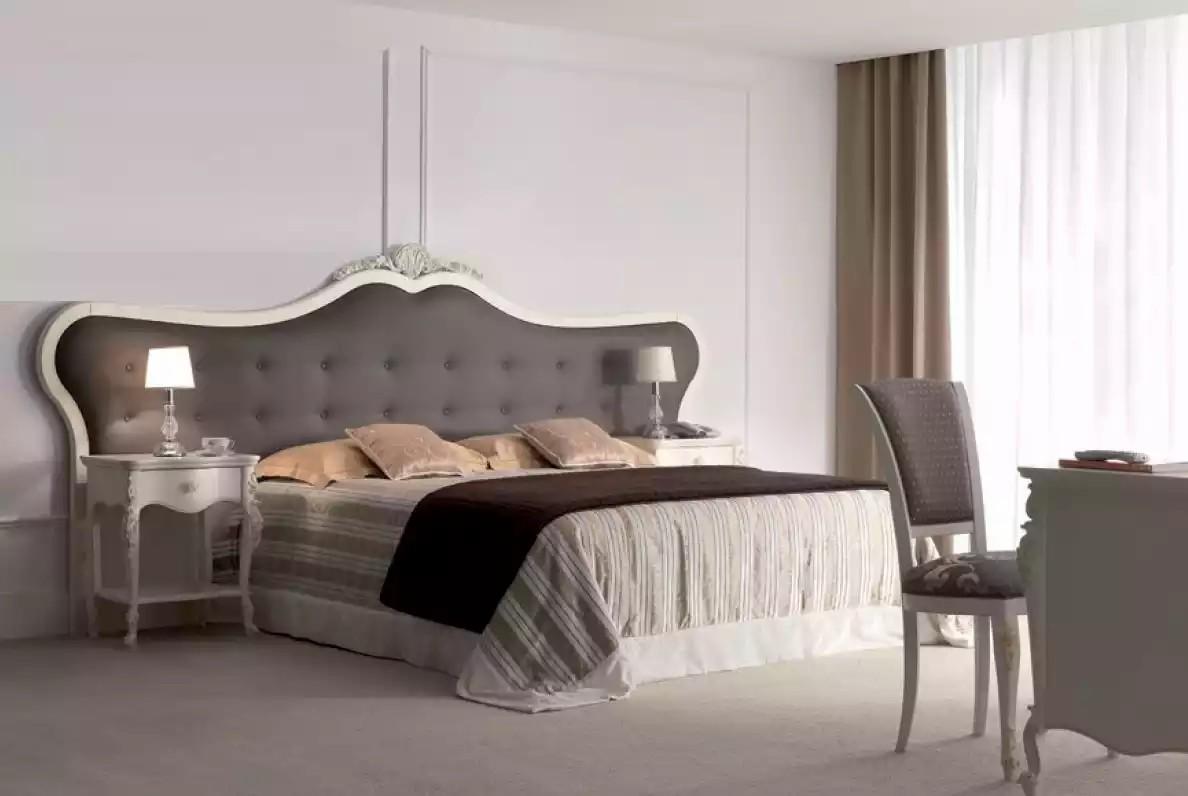 Bett 2x Nachttische Design Schlafzimmer 3tlg. Klassischer Luxus Set Möbel